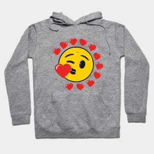 Love Heart Emoji Hoodie